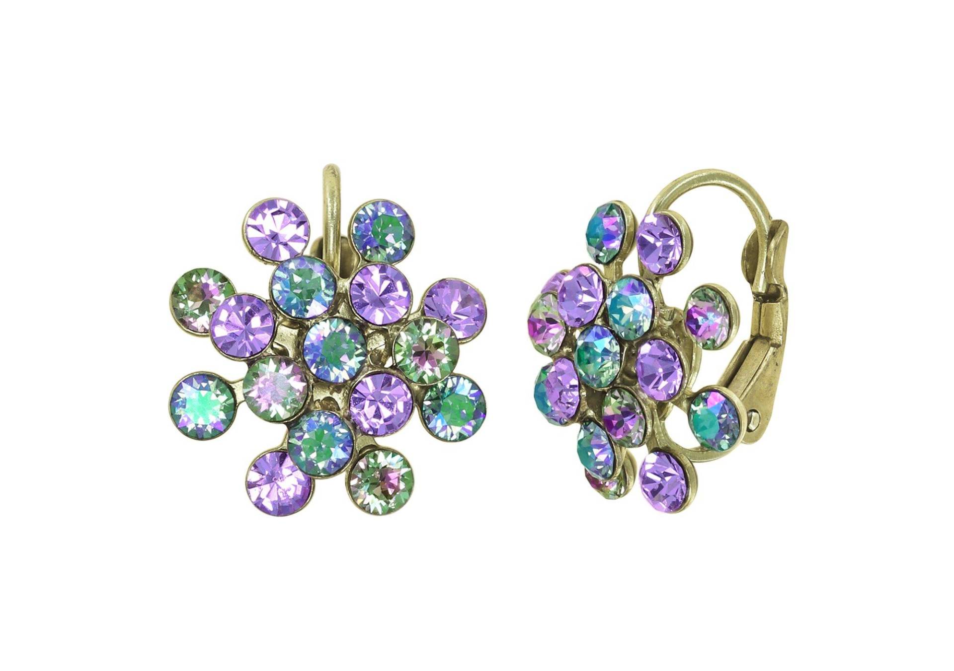 konplott - Ohrstecker - Magic Fireball grün/lila von konplott