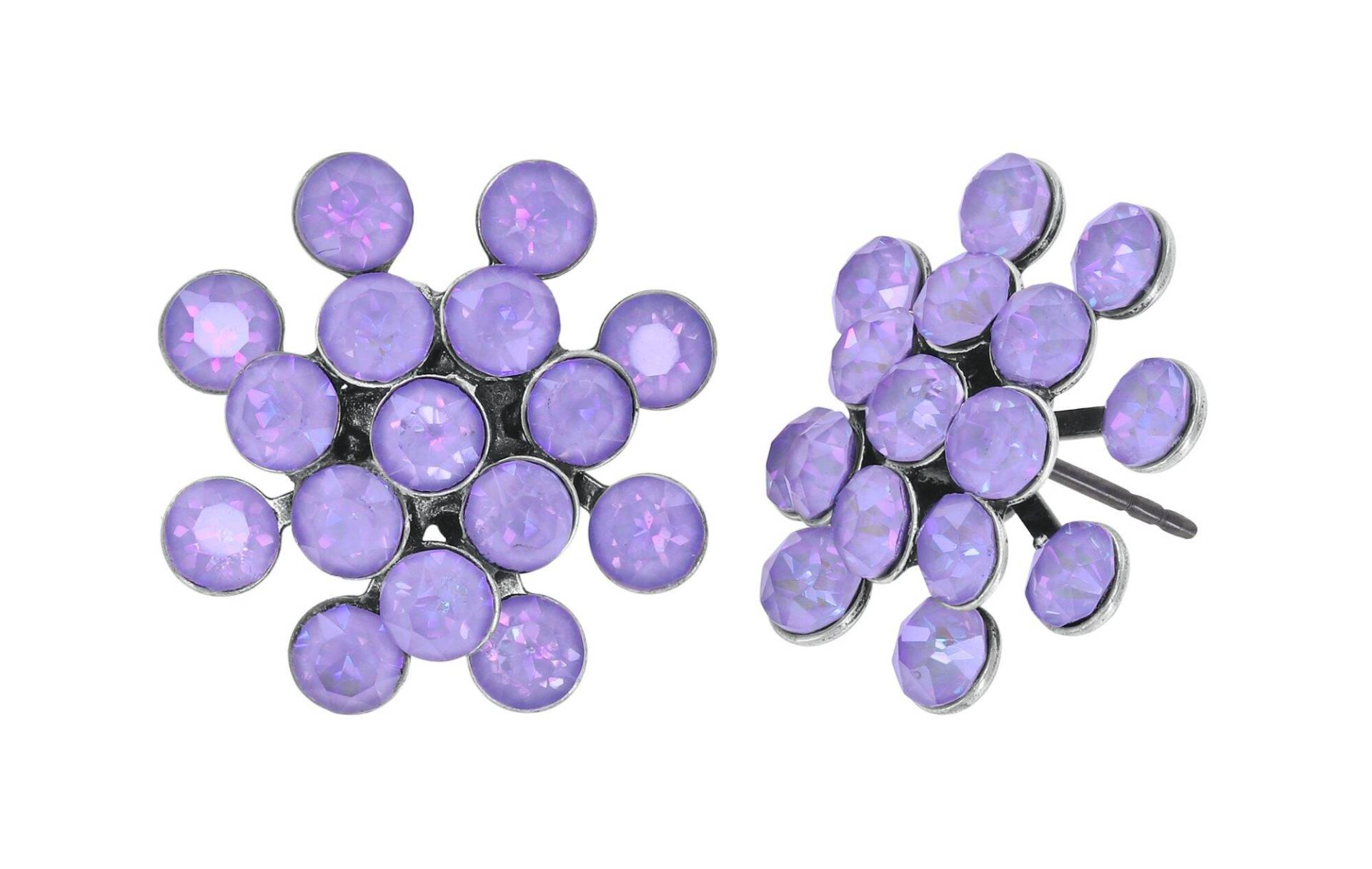 konplott - Ohrstecker - Magic Fireball lila/silver von konplott