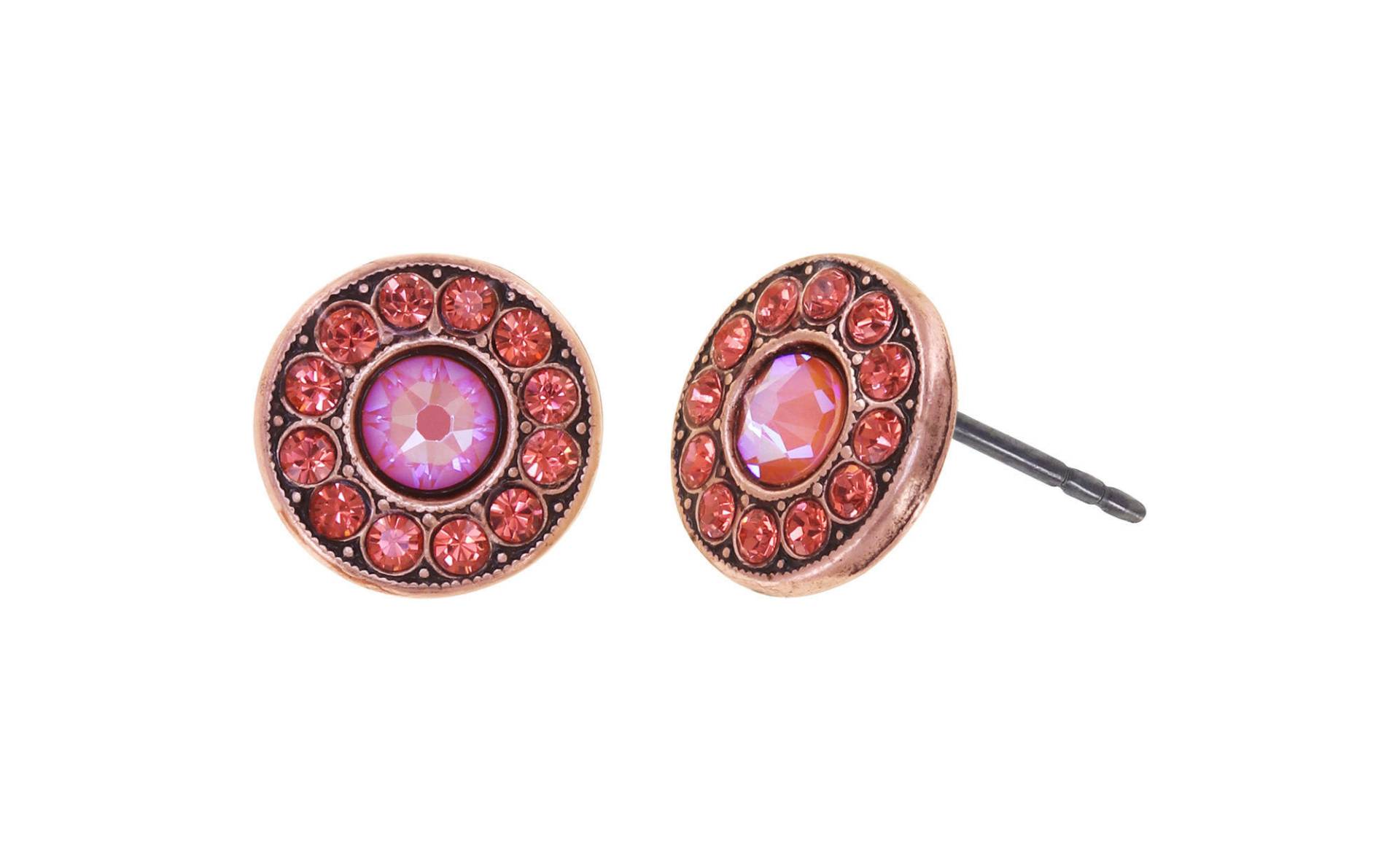 konplott - Ohrstecker - Spell On You rot/pink von konplott