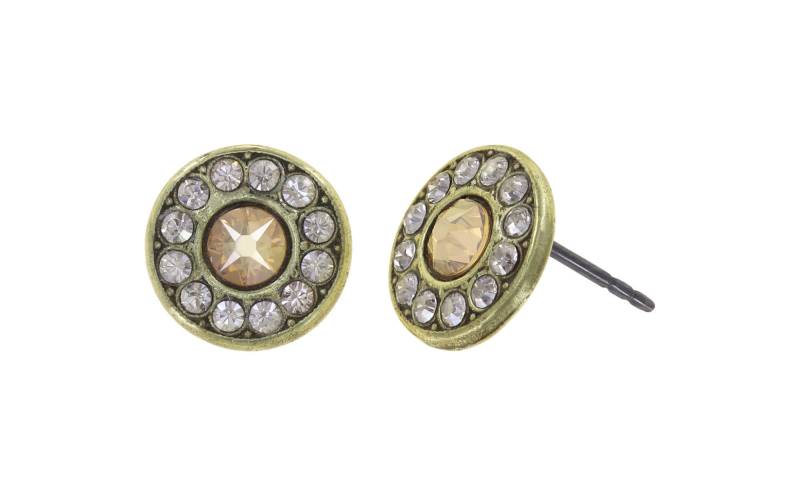 konplott - Ohrstecker - Spell on You gold/braun von konplott