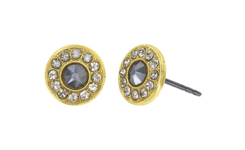 konplott - Ohrstecker - Spell on You grau/gold von konplott