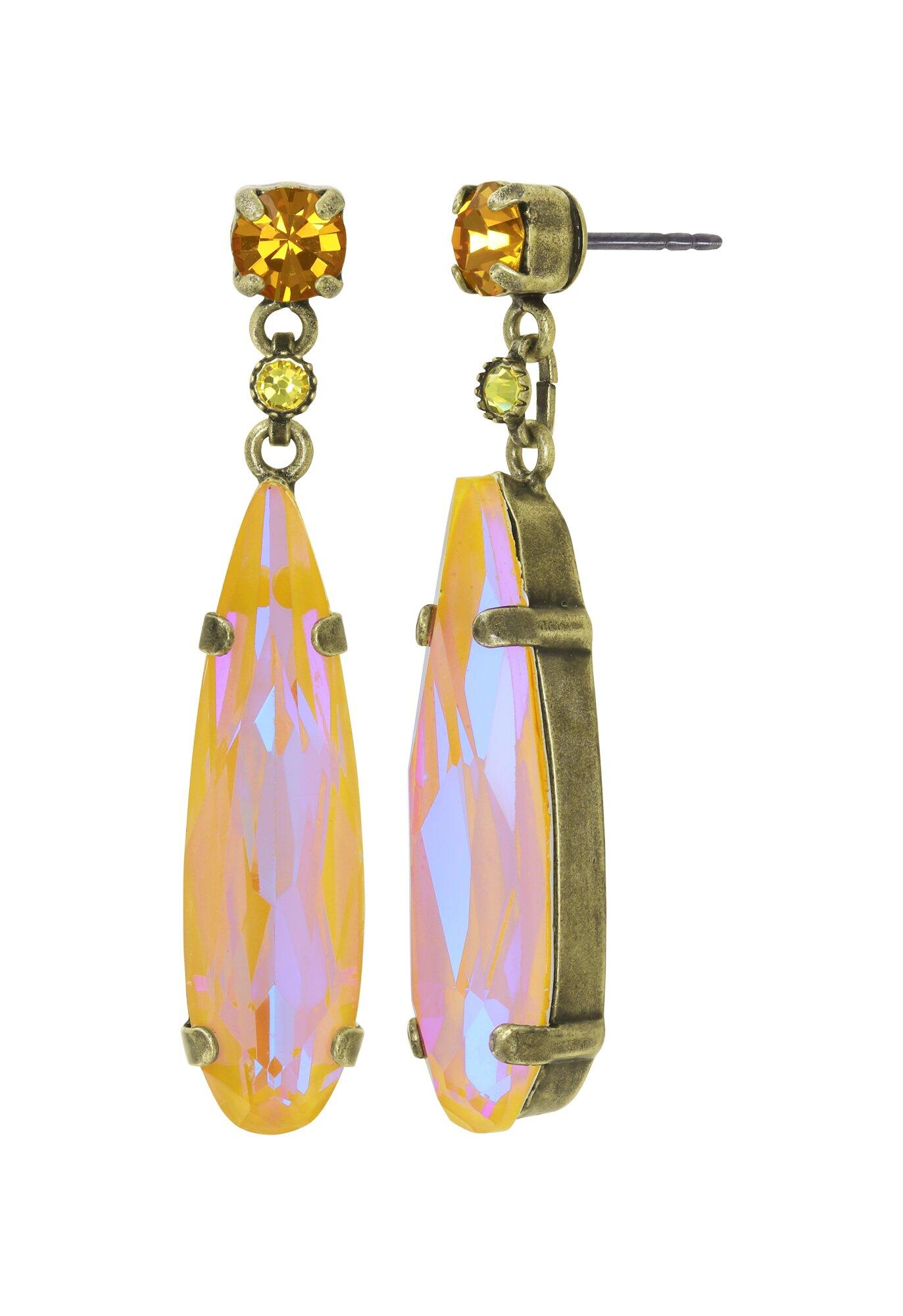 konplott - Ohrstecker baumelnd - Daily Desire orange von konplott