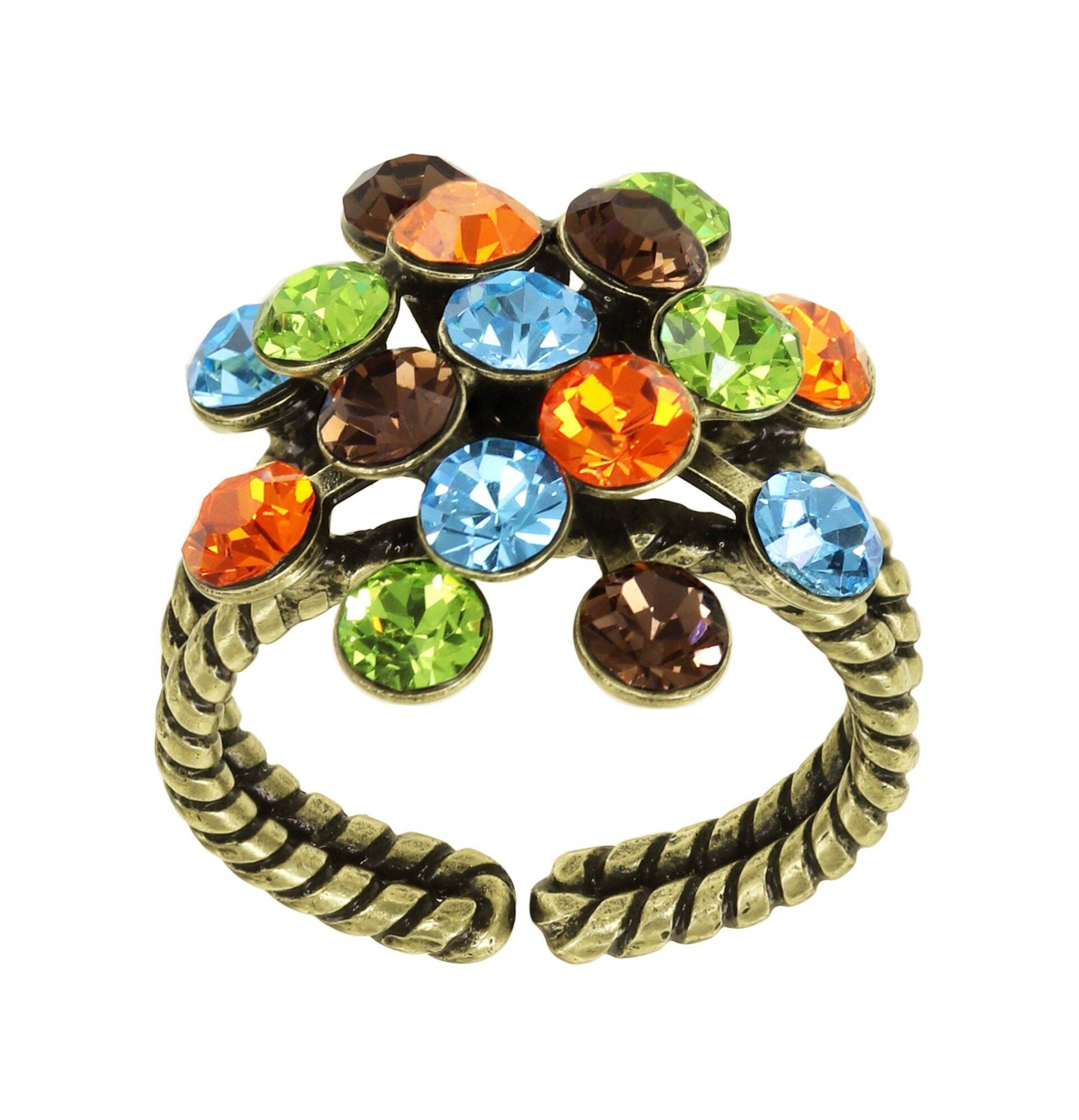 konplott - Ring - Magic Fireball blau/grün/orange von konplott