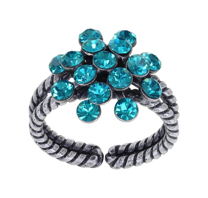konplott - Ring - Magic Fireball blau/silver von konplott