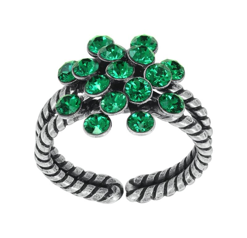 konplott - Ring - Magic Fireball grün/silver von konplott