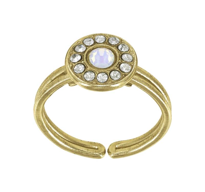 konplott - Ring - Spell On You weiß/gold von konplott