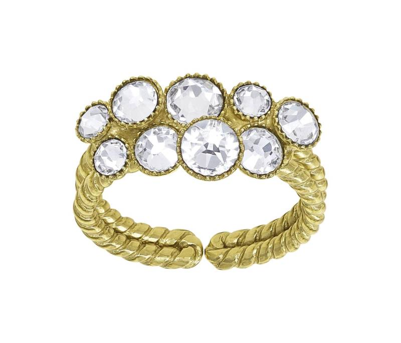 konplott - Ring - Water Cascade gold/silver von konplott