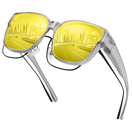 konqkin Nachtsichtbrille-Damen-Herren-Nachtfahrbrille-Nachtbrille-Zum-Autofahren-Sonnenbrillen-Polarisiert-Night Vision Goggles-Sonnenbrille-Autofahrerbrille Nacht,1d konqkin Nachtsichtbrille-Damen-Herren-Nachtfahrbrille-Nachtbrille-Zum-Autofahren-Sonnenbrillen-Polarisiert-Night Vision Goggles-Sonnenbrille-Autofahrerbrille Nacht,1d von konqkin