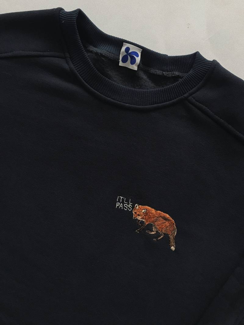 Fleabag Hand Bestickter Fuchs Pullover Merch| Shirt Andrew Scott Und Priest It'll Pass von kontoorstitch