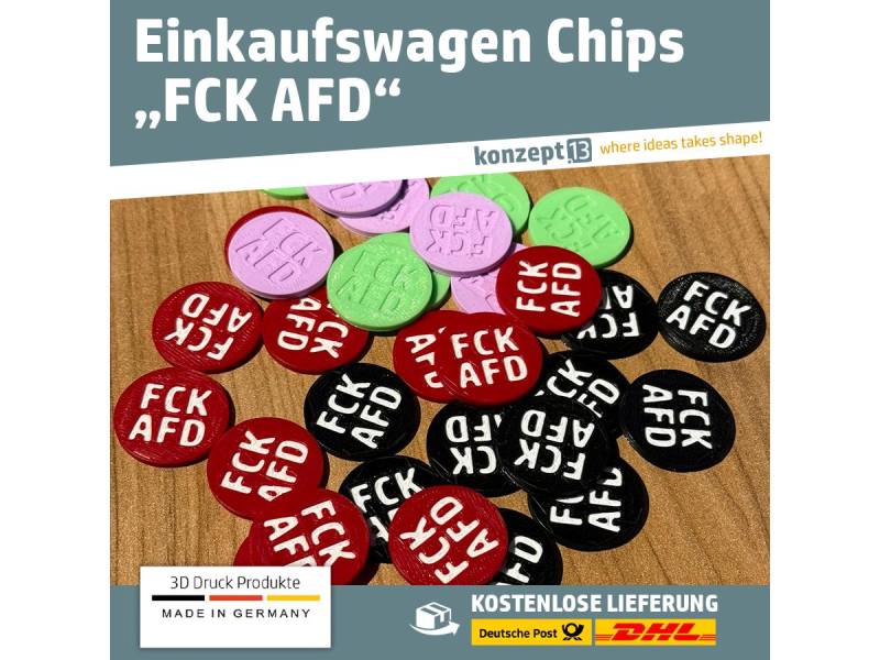 Einkaufswagen Chips "Fck Afd" Einkaufswagen Chips "Fck Afd" von konzept13