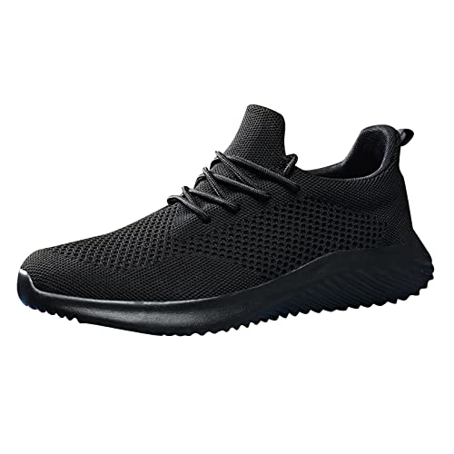 Herren einfarbig Mesh Schnür Freizeitschuhe Bequeme atmungsaktive Turnschuhe mit weicher Sohle Schuhe Hochzeit Herren von koperras