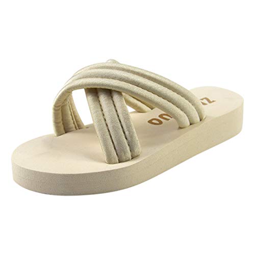 koperras Vintage Damenschuhe Sandalen atmungsaktive Fashion-Schuhe für Frauen Hausschuh für Frauen Sneaker Schuhe Damen Winter (White, 39) von koperras