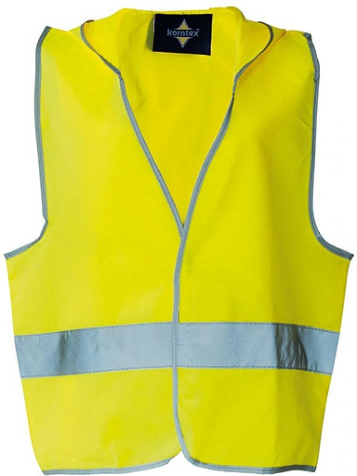 korntex Funktionsweste Kinderweste Kid´s Hooded Safety Vest EN 1150 von korntex