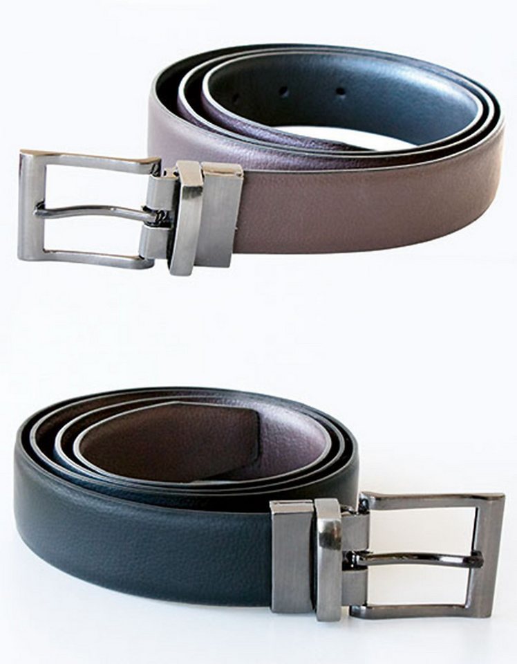 korntex Hüftgürtel Elegant Two-Color Reversible Belt Schaffhausen von korntex