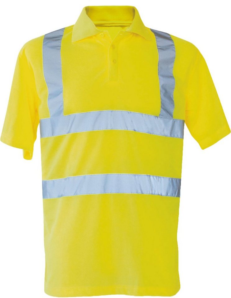 korntex Warnschutz-Shirt Herren Hi-Viz Arbeits Polo Shirt Basic EN ISO 20471 von korntex