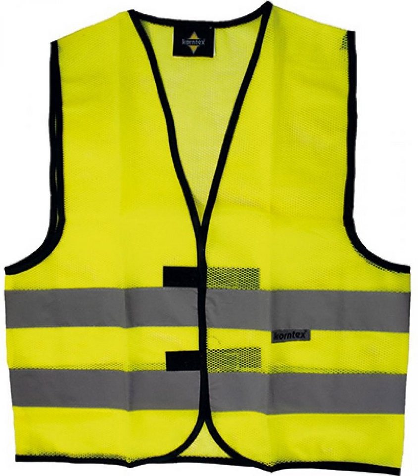 korntex Warnweste Herren Mesh-Weste mit Reflektoren von korntex