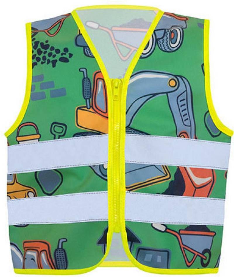 korntex Warnweste Kinder Safety Vest Action Working Heroes CO² Neutral von korntex