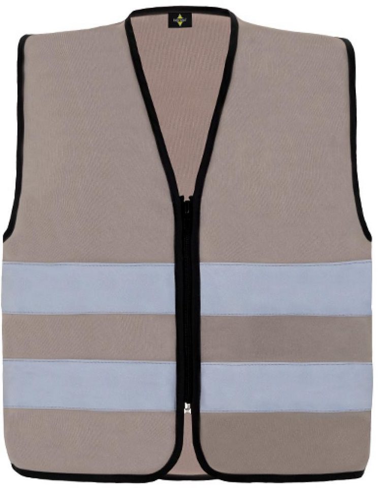 korntex Warnweste Safety Vest With Zipper Warnweste von korntex
