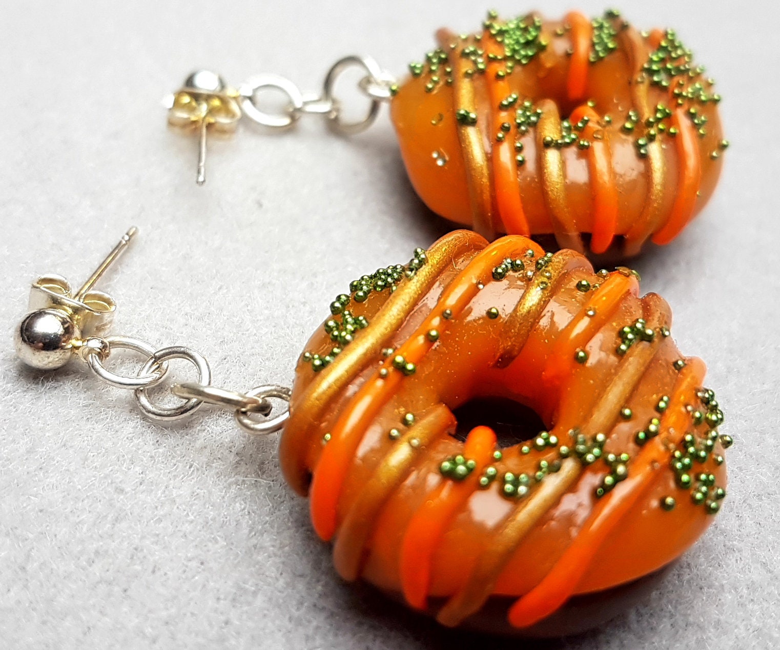 Caramel Dream - Polymer Clay Leichte Ohrringe Candy Caramel Dream - Polymer Clay Leichte Ohrringe Candy von korutarinat