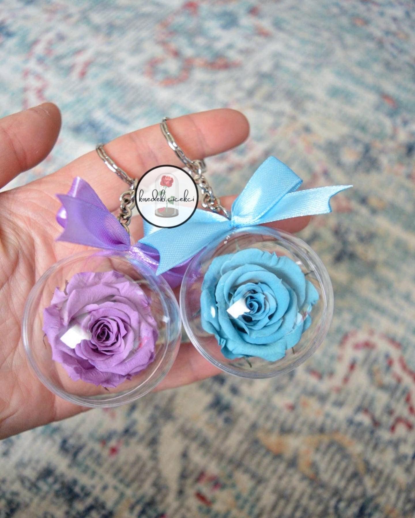 Schlüsselanhänger, Rose, Ewige Infinity, Longlife, Geschenk, Present, Geburtstag, Geburtstagsgeschenk, Muttertag, Muttertagsgeschenk von kosedekicicekci