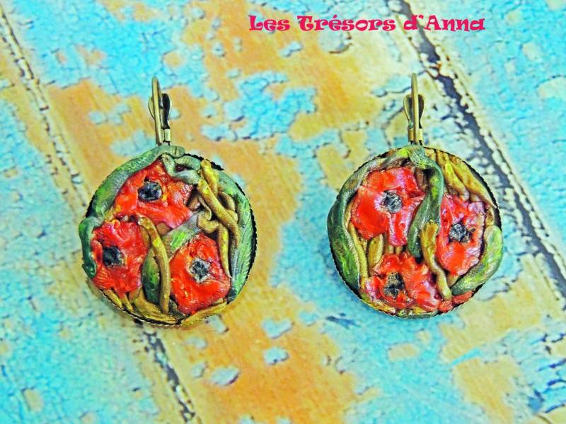 "The Fields Of Poppies" Ohrringe 20mm "The Fields Of Poppies" Ohrringe 20mm von koszalin