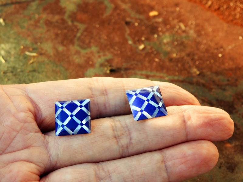 stiele in 925 Silber Ohrringe 14mm Einlage Von Opalites Cabochons stiele in 925 Silber Ohrringe 14mm Einlage Von Opalites Cabochons von koszalin