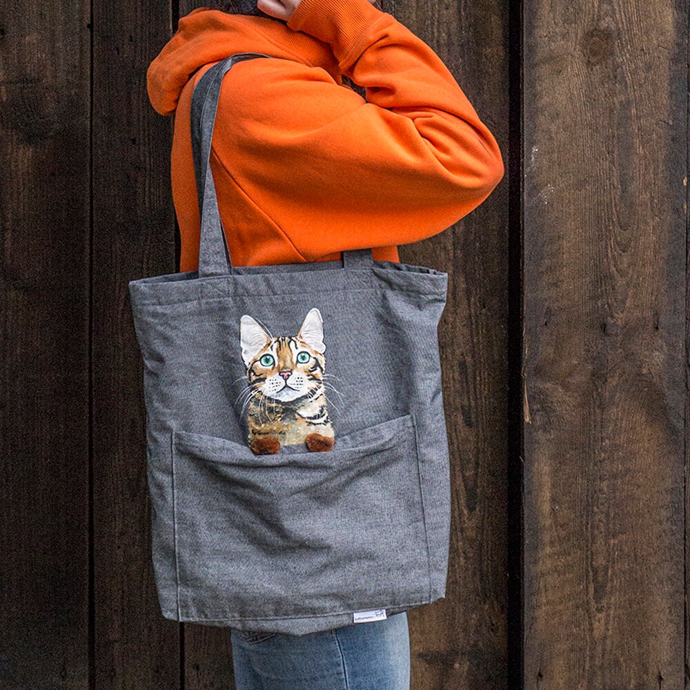 Tasche Mit Bengal-Katze Tasche Mit Bengal-Katze von kotzwasem