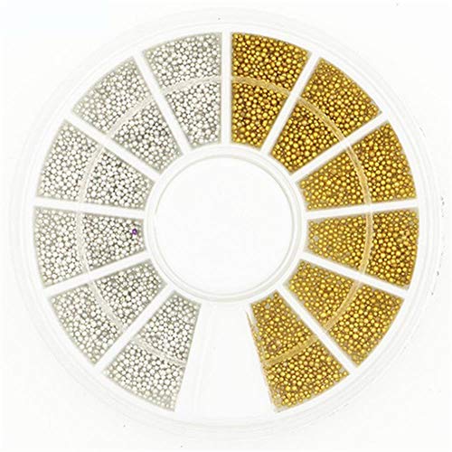 Nail Art Kaviar, Gold Silber Perlen Perlen 3D DIY Punk Niet Edelsteine ??Manik¨¹re Perlen Juwelen Dekoration f¨¹r Frauen Manik¨¹re Nail Art Kaviar, Gold Silber Perlen Perlen 3D DIY Punk Niet Edelsteine ??Manik¨¹re Perlen Juwelen Dekoration f¨¹r Frauen Manik¨¹re von koulate