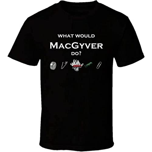 AER What Would Macgyver Do Funny T Shirt (X-Large) von kouxi