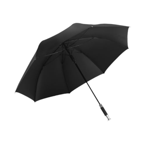 Regenschirm Großer Stockschirm für Reisen Outdoor Camping Wandern Frauen, Schwarz von kowaku