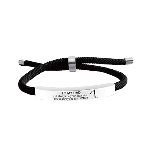 kowaku „To My Dad“-Armband, Geburtstagsgeschenk-Armband, modisches handgefertigtes Armband, Vatertagsgeschenke, Erntedankfest, Valentinstag von kowaku