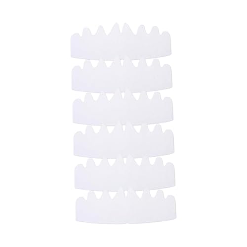 kowaku 6x Baseball Cap Inserts Shaper Pads Erwachsene schweißsicher einfach zu verwenden Baseball Hat Liner Hutgröße Reduzier für Reisen im Freien, Weiß von kowaku