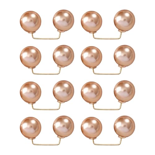 kowaku 8X Künstliche Brosche Pins Anti Exposition Ausschnitt Pins für Mädchen, Sekt von kowaku