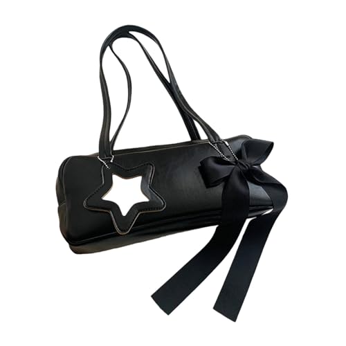 kowaku Achseltasche Freizeit Handtasche Clutch Handtasche für Strand Reisen Dating Lady, Schwarz von kowaku