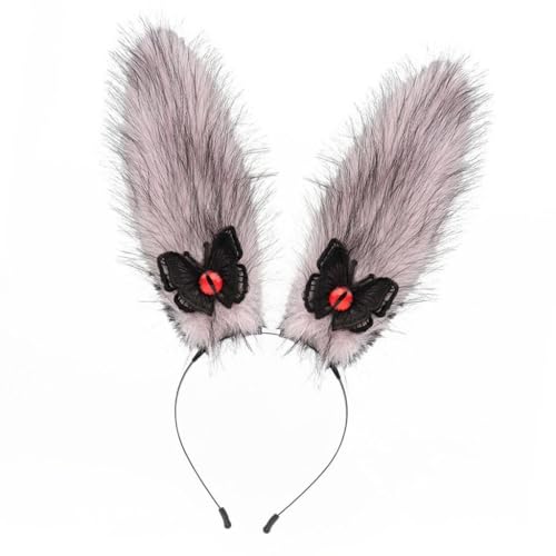 kowaku Bunny Ears Stirnband lustiger Kopfschmuck für die Bühne Performance Party bevorzugt Karneval, Rosa von kowaku