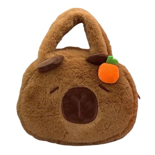 kowaku Capybara Handtasche, Kuschelige Umhängetasche für Damen, Stil c von kowaku