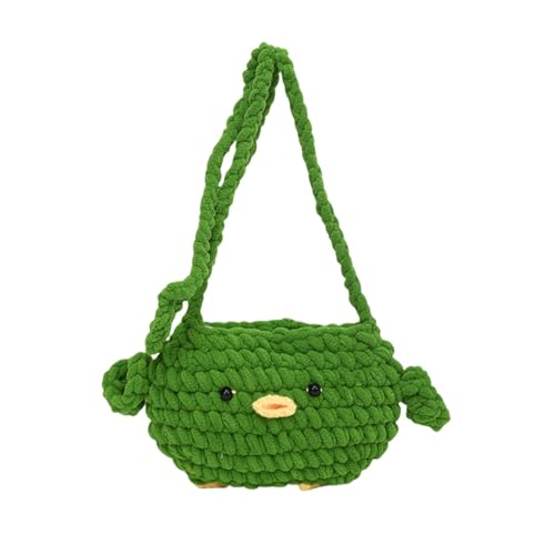 kowaku Damen Strick-Umhängetasche, süße, lässige Häkeltasche für Outdoor-Reisen und Urlaub, GrÜn kowaku Damen Strick-Umhängetasche, süße, lässige Häkeltasche für Outdoor-Reisen und Urlaub, GrÜn von kowaku