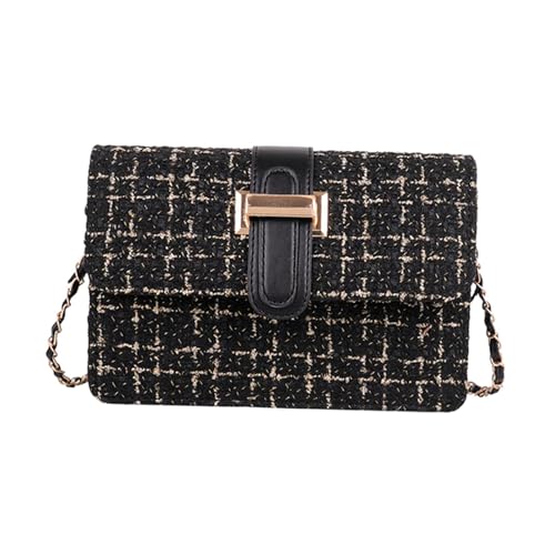 kowaku Damen Umhängetasche Abendtasche Stilvoll Leicht für das Wesentliche, Schwarz von kowaku