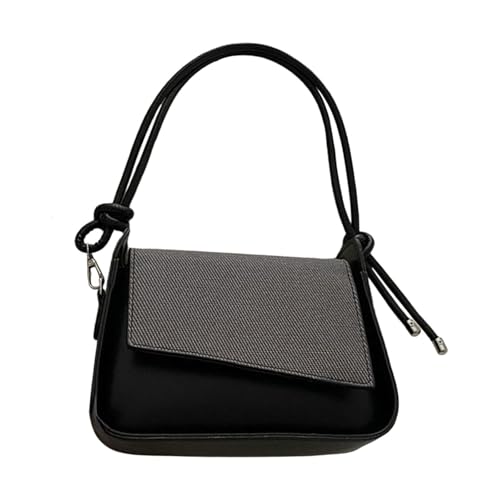 kowaku Damen Umhängetasche aus, Trendige Tasche, Tragetasche zum Einkaufen, Pendeln, Urlaub, Schwarz von kowaku