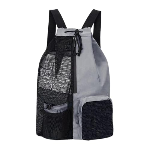 kowaku Drawess Rucksack Schwimmbeutel Männer Frauen leichtes Nylon mit nassen Taschenrucksack, Grau von kowaku