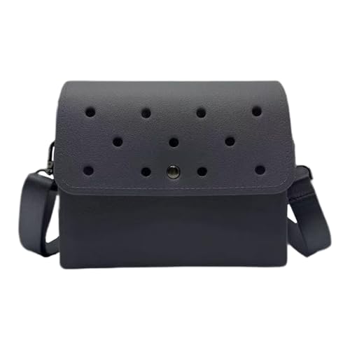 kowaku Eva Beach Bag Lady Einfache Klappe Geldbeutel für Geburtstagsgeschenk Reisen Urlaub Bootstour, Dunkelgrau von kowaku