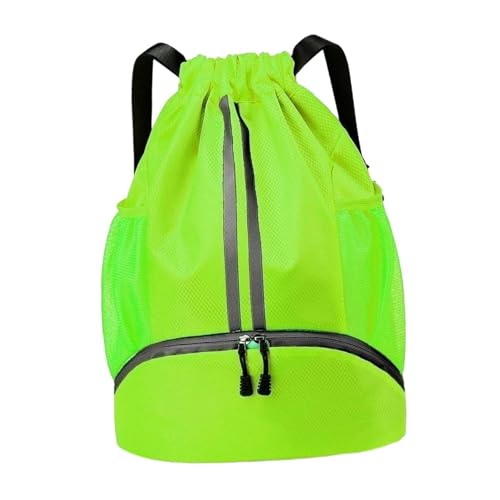 kowaku Fitnessstudio -Rucksackbeutel Leicht getrennte wasserfeste Schwimmbeutel Sportrucksack für Strandpool -Wandercamping, GrÜn von kowaku