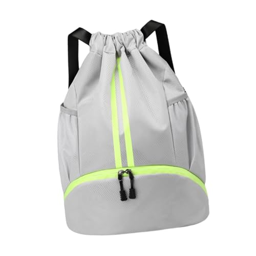 kowaku Fitnessstudio -Rucksackbeutel Leicht getrennte wasserfeste Schwimmbeutel Sportrucksack für Strandpool -Wandercamping, Grau von kowaku