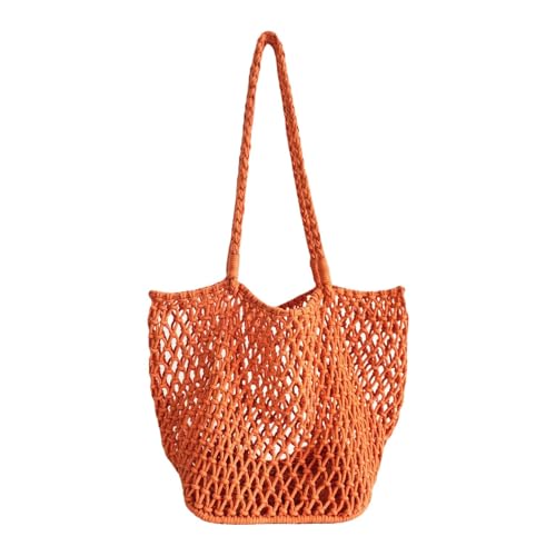 kowaku Frau Strand Tote Tasche Shopping Reisetasche für Partys Urlaub Picknick Mädchen, Orange von kowaku