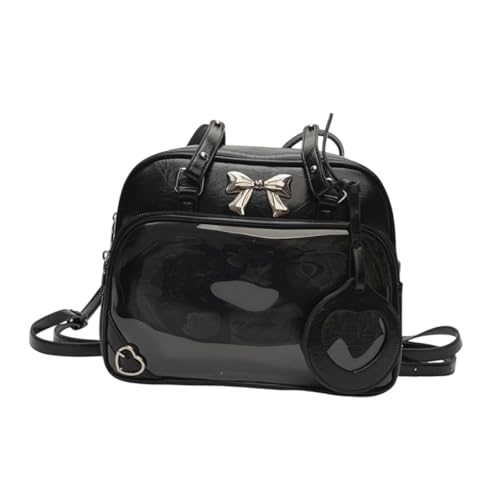 kowaku Frauen Rucksack Handtasche Ita Tasche für Anime Figur Display Sammler Party gefallen, Schwarz von kowaku