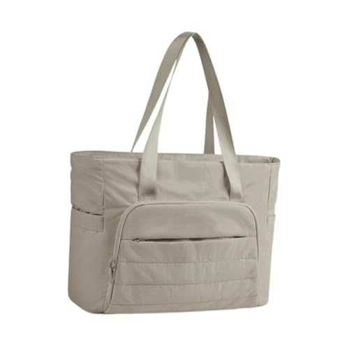 kowaku Frauenhandtasche Fitnesstasche, trage resistente große Kapazität für das Pendeln von Geschäftsreise, Khaki von kowaku