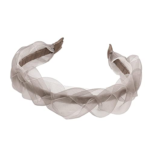 kowaku Geflochtenes Stirnband - Elegantes Accessoire für Damen, GRAU von kowaku