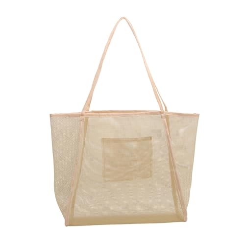 kowaku Große, Faltbare -Strandtasche für Lebensmittel, Urlaub, Shopping, Camping, Urlaub, Khaki von kowaku