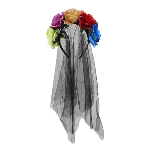 kowaku Halloween Rose Stirnband Cosplay Kostüm Haarband für Halloween Geburtstag von kowaku