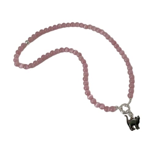 kowaku Katzenauge Stein Halskette, Geschenk für Frau Tochter, Ornament von kowaku